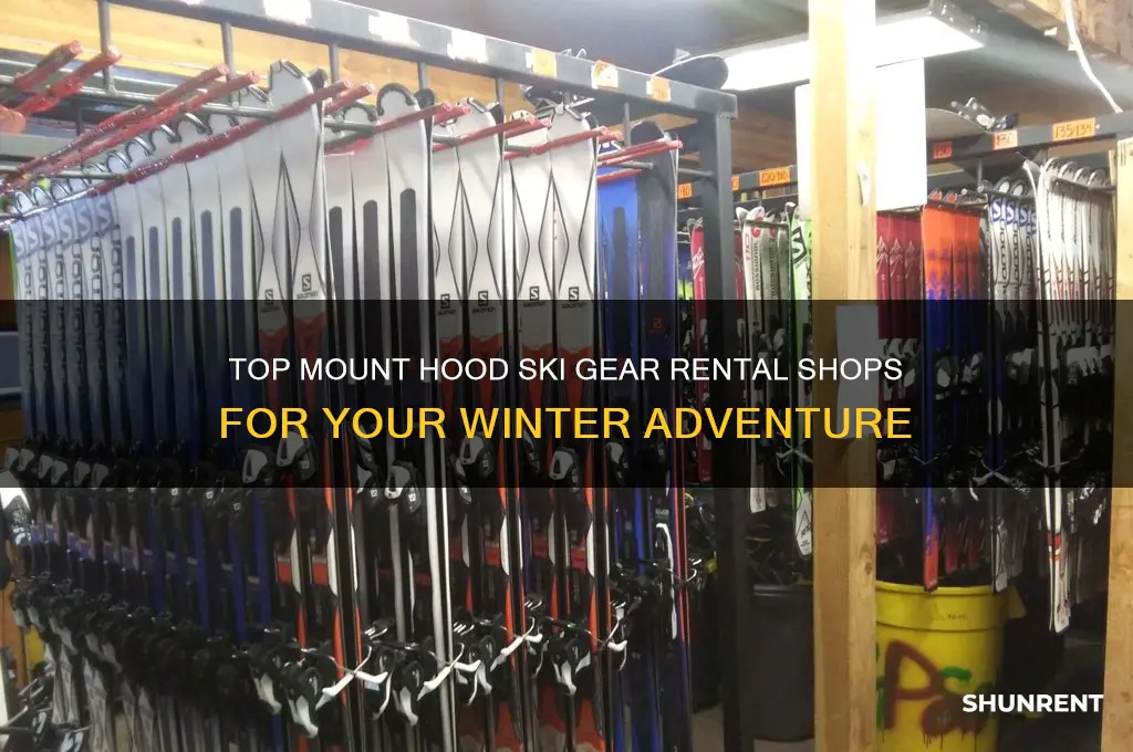 where to rent ski gear in mount hood