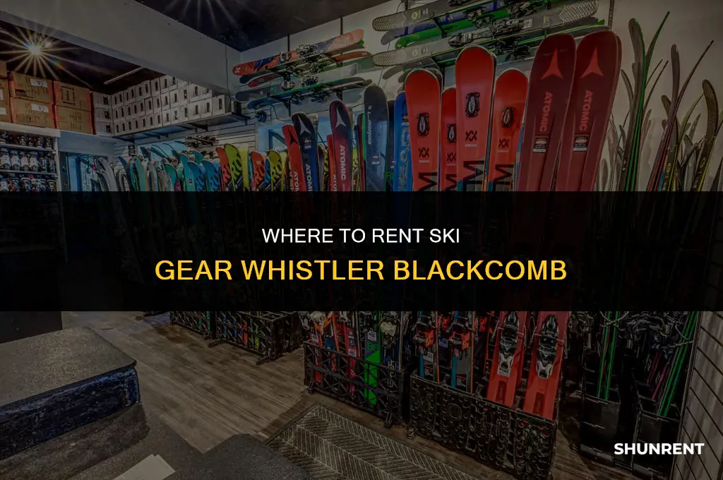 where to rent ski gear whistler blackcomb