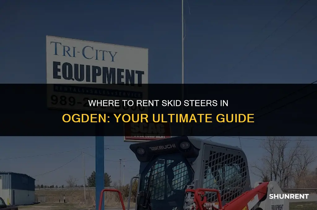 where to rent skid steers in ogden
