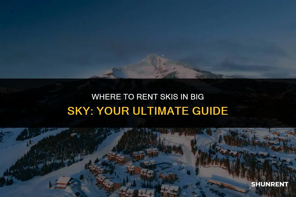 where to rent skis in big sky