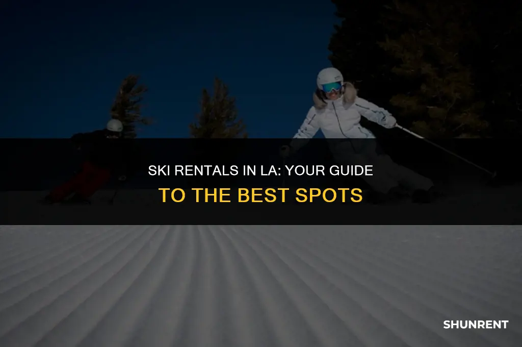 where to rent skis in los angeles