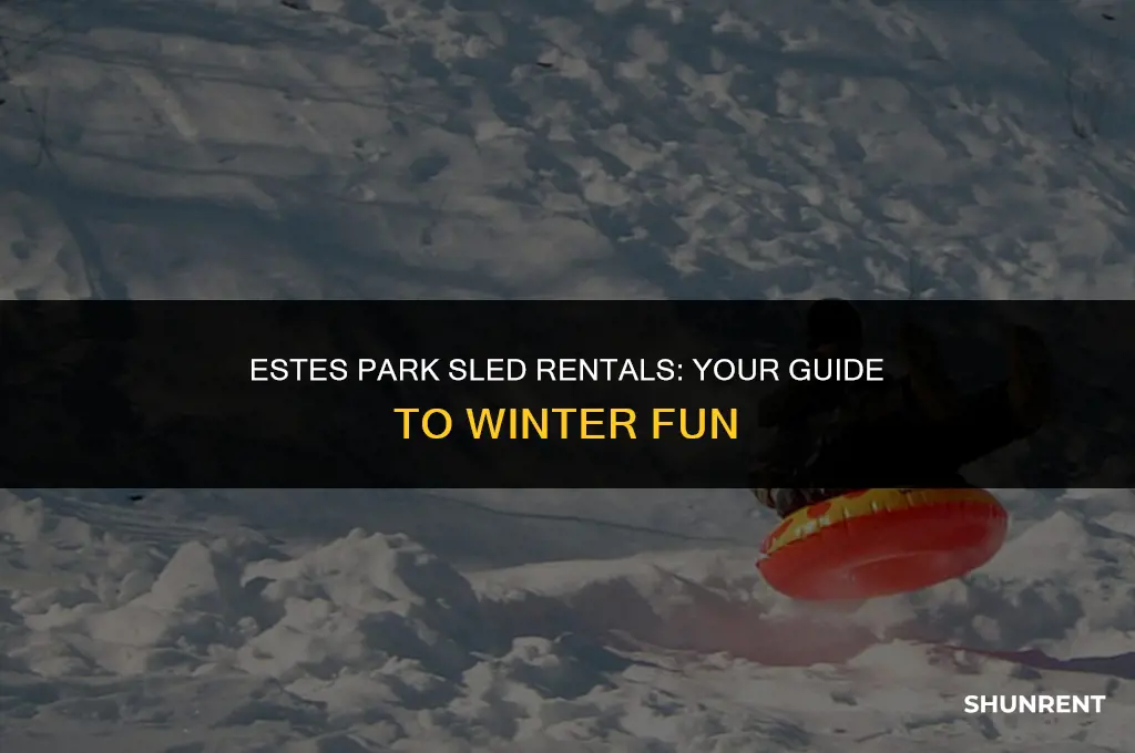 where to rent sleds in estes park