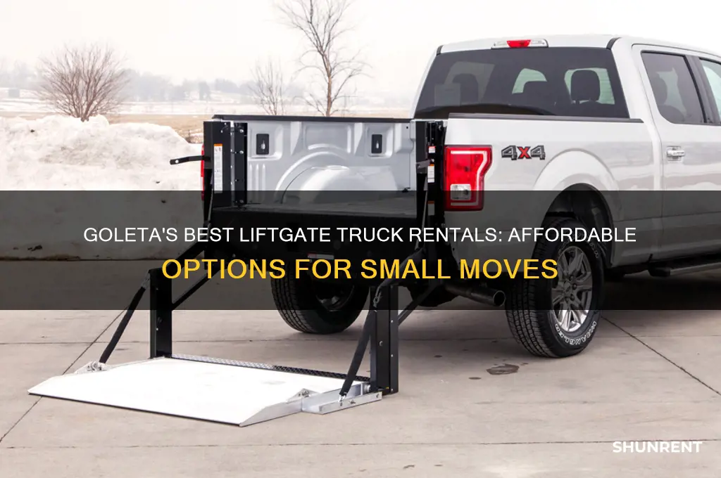where to rent small truck with liftgate in goleta ca