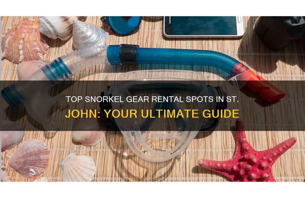 where to rent snorkel gear in st john