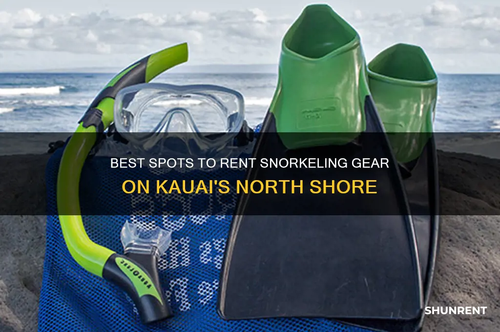 where to rent snorkeling gear on kauai north shore