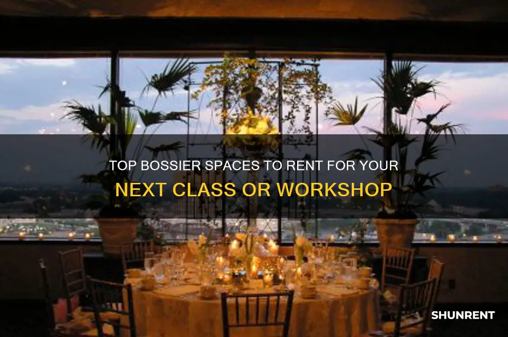 where to rent space for classes in bossier
