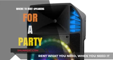 Top Party Speaker Rental Options: Where to Find the Best Deals