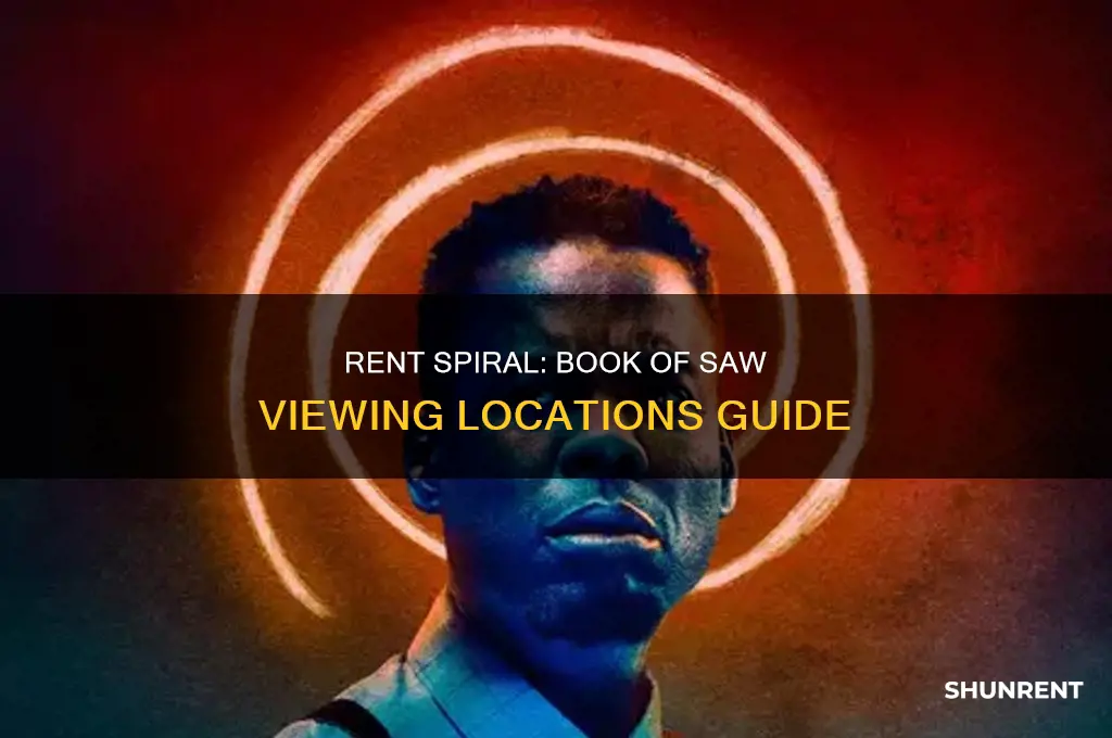 where to rent spiral from the book of saw