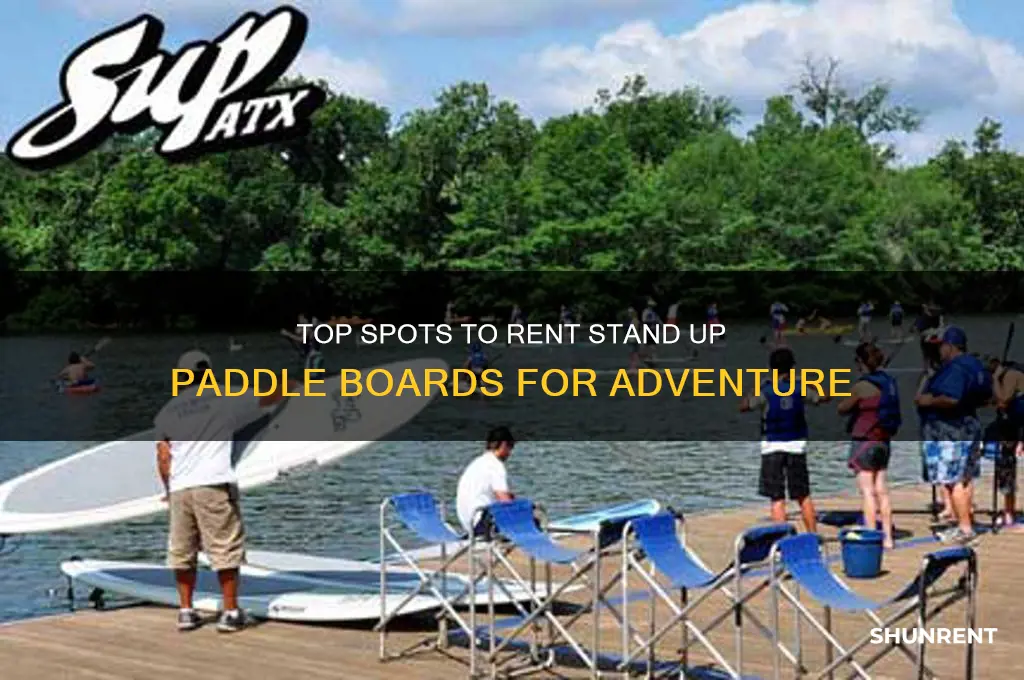 where to rent stand up paddle boards