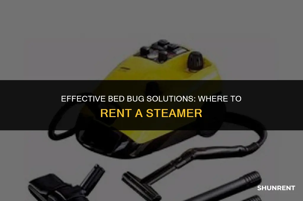 where to rent steamer for bed bugs