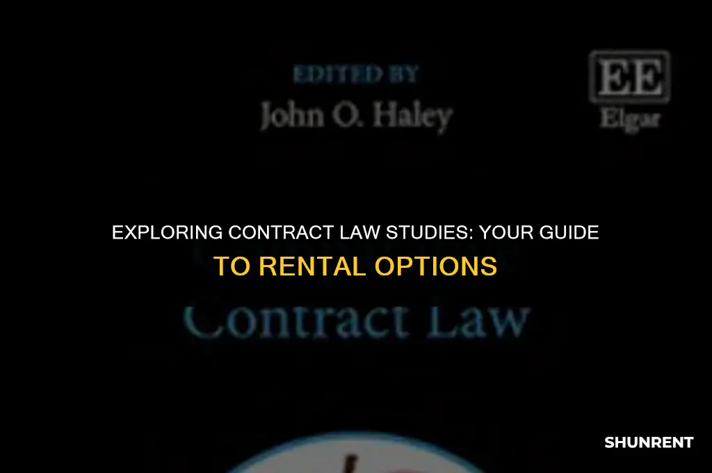 where to rent studies in contract law
