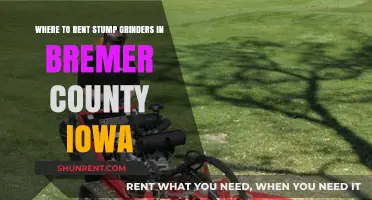 Bremer County Stump Grinder Rentals: Your Local Guide to Equipment Hire