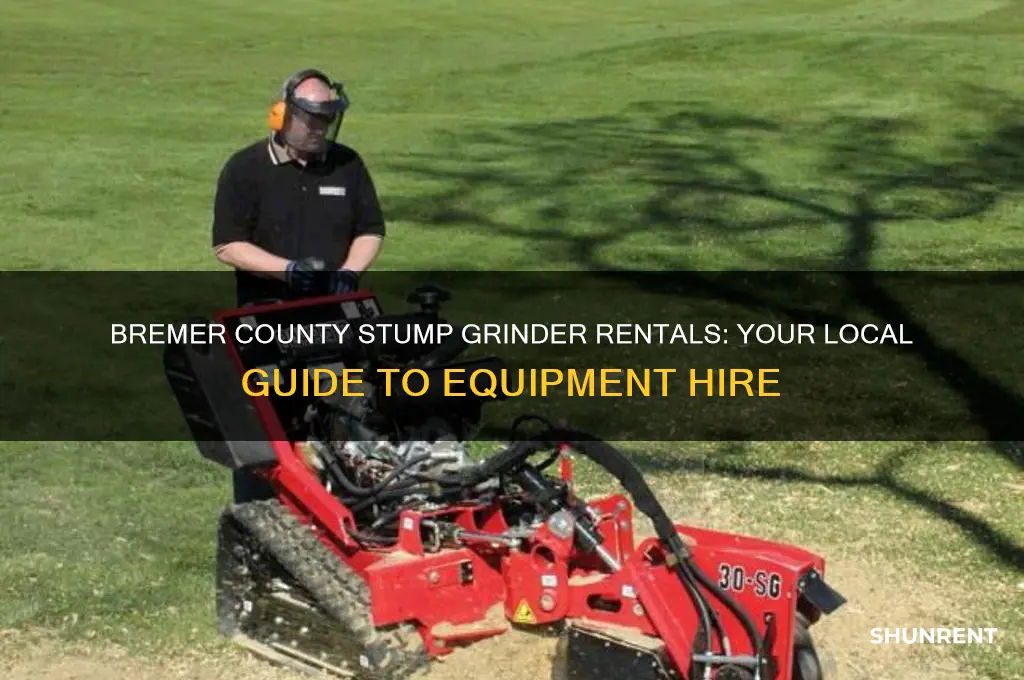 where to rent stump grinders in bremer county iowa