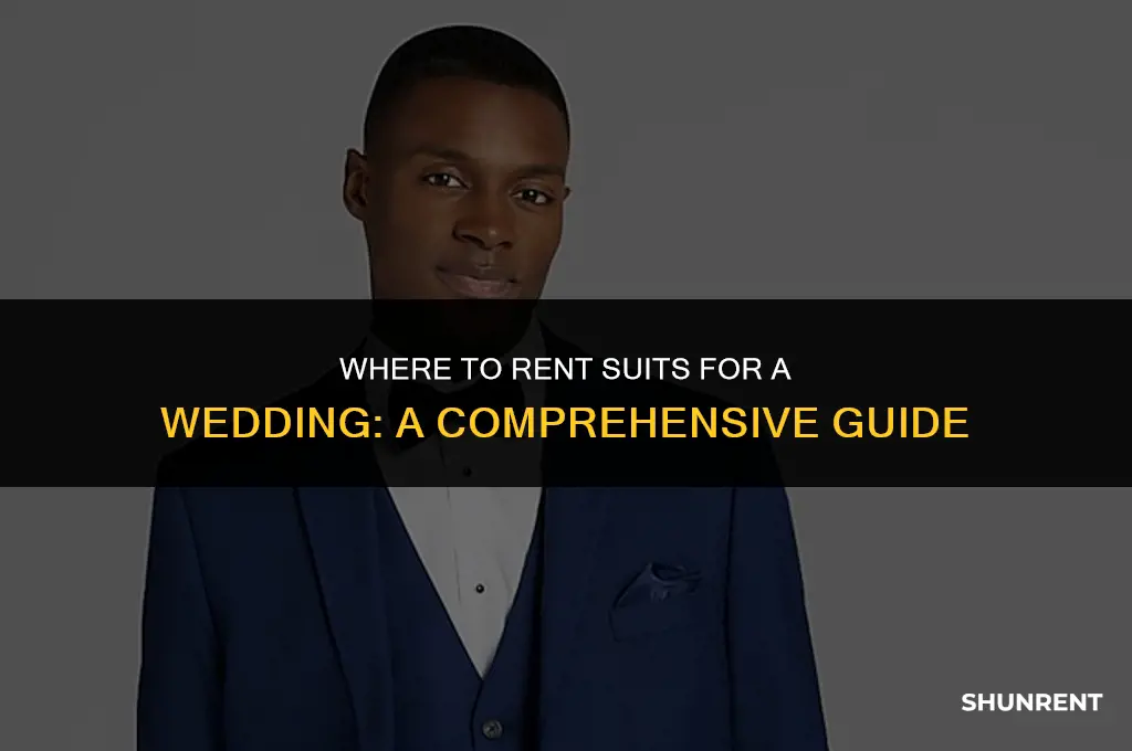 where to rent suits for a wedding