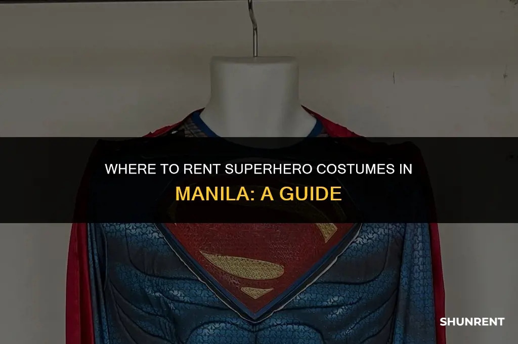 where to rent superhero costumes in manila