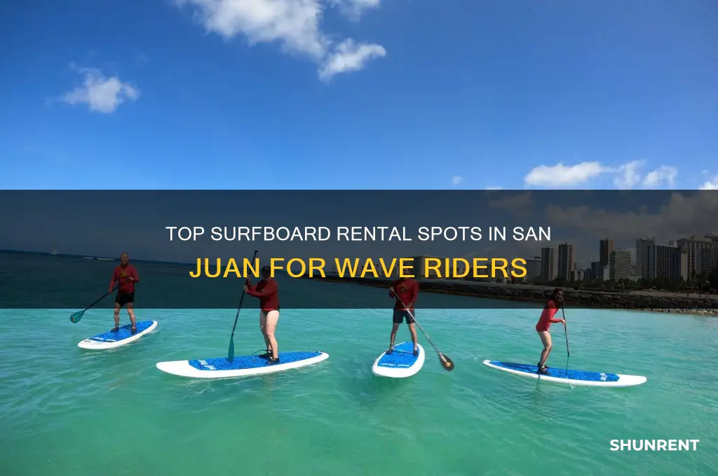 where to rent surfboard boards in san juan