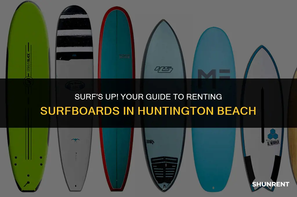 where to rent surfboards in huntington beach