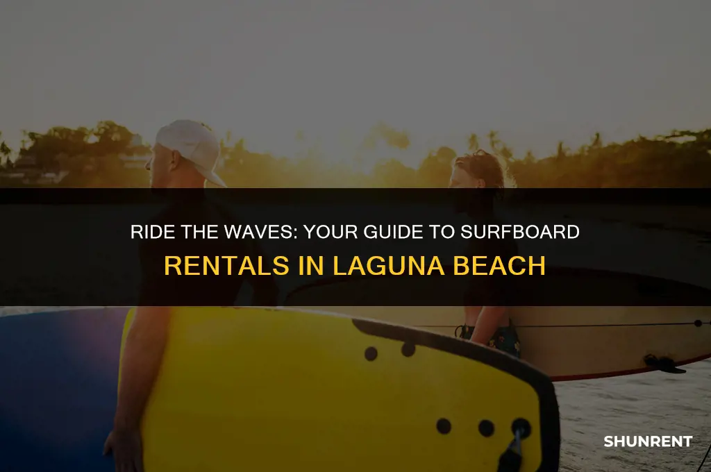 where to rent surfboards in laguna beach
