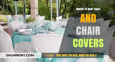 Where to Rent Table and Chair Covers: A Comprehensive Guide