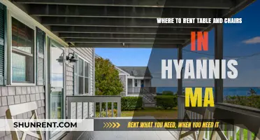Hyannis MA Table & Chair Rentals: Top Spots for Your Event