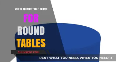Renting Table Skirts for Round Tables: Top Locations and Tips