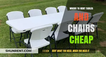 Affordable Table and Chair Rentals: Top Budget-Friendly Options Nearby