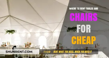 Affordable Table and Chair Rentals: Top Budget-Friendly Options Nearby