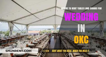 OKC Wedding Rentals: Top Spots for Tables and Chairs