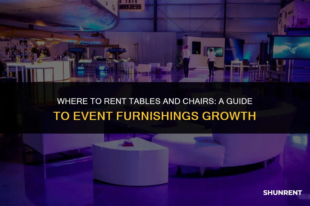 where to rent tables and chairs growth