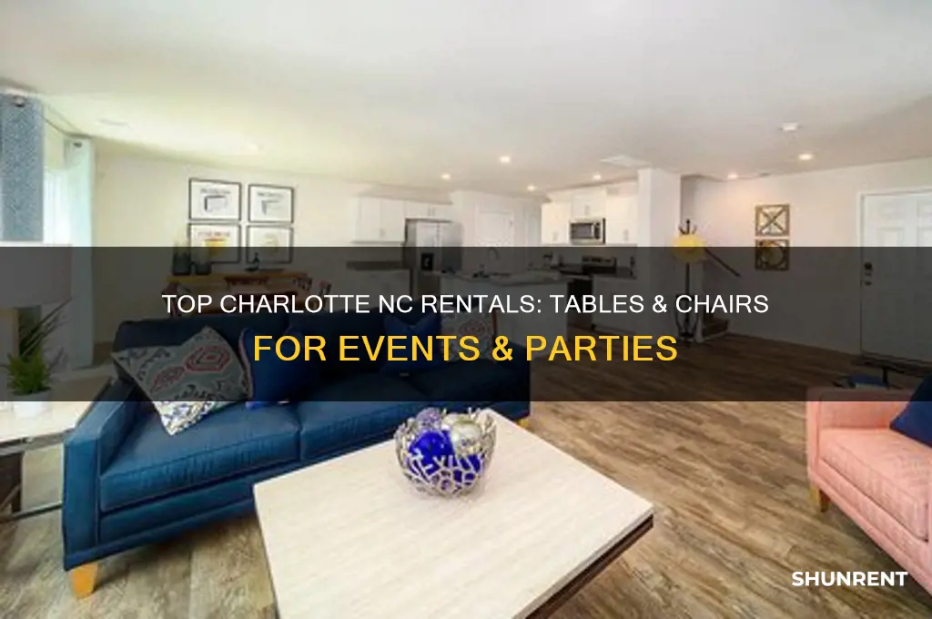 where to rent tables and chairs in charlotte nc
