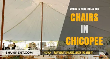 Top Spots for Table and Chair Rentals in Chicopee, MA