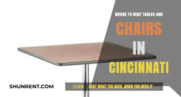 Cincinnati's Top Spots for Renting Tables and Chairs for Events