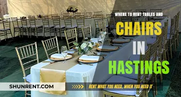 Hastings Event Rentals: Top Spots for Tables and Chairs