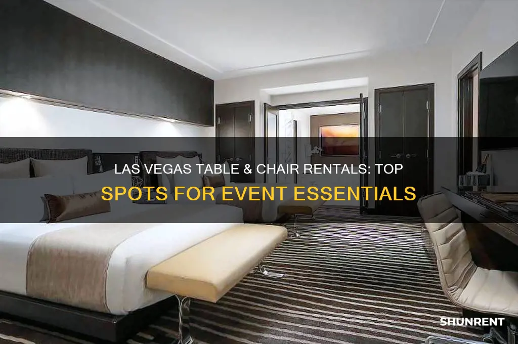 where to rent tables and chairs in las vegas