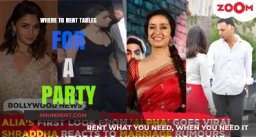 Where to Rent Tables for a Party: A Comprehensive Guide