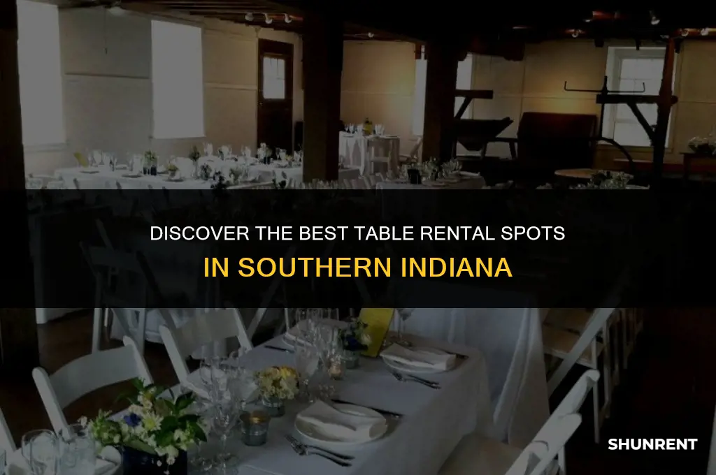 where to rent tables in southern indiana