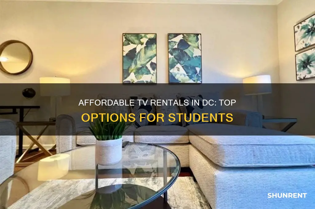 where to rent televisions in dc for students