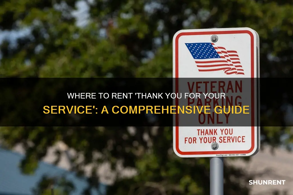 where to rent thank you for your service