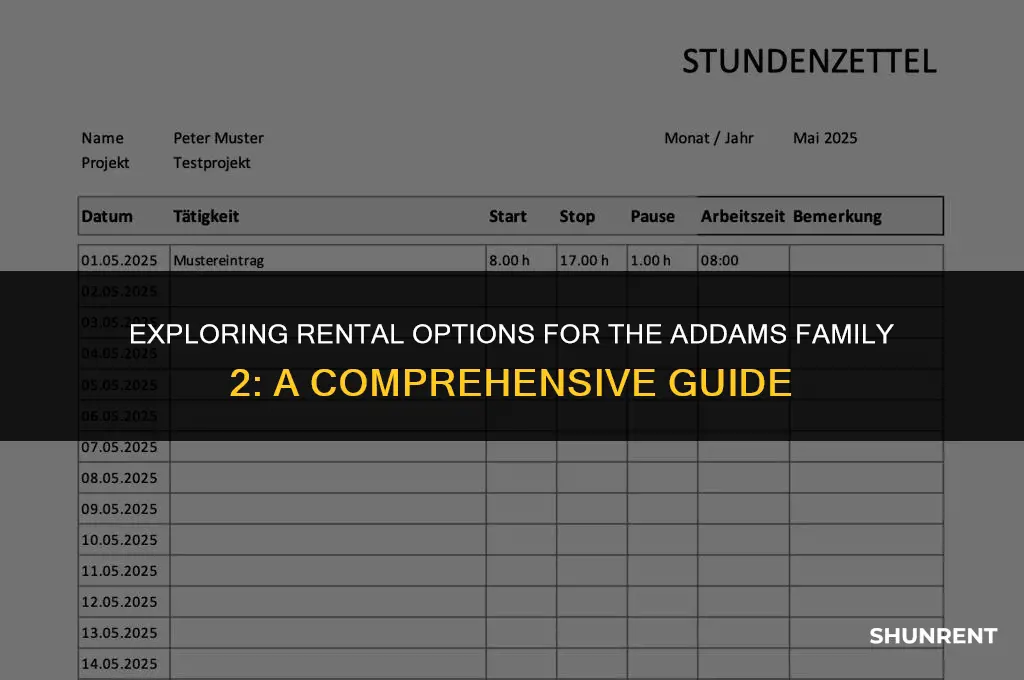 where to rent the addams family 2