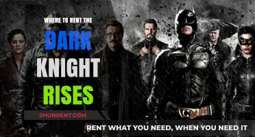 Where to Rent The Dark Knight Rises: A Comprehensive Guide