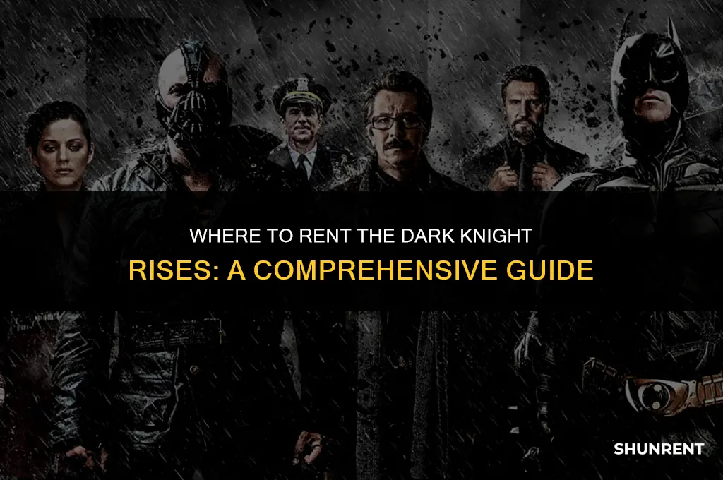 where to rent the dark knight rises