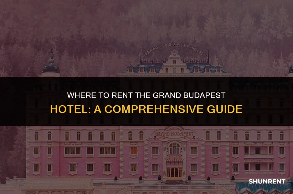 where to rent the grand budapest hotel