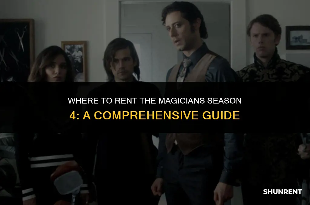 where to rent the magicians season 4