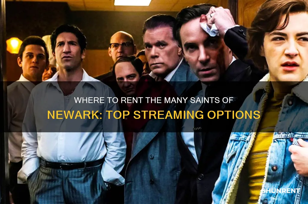 where to rent the many saints of newark