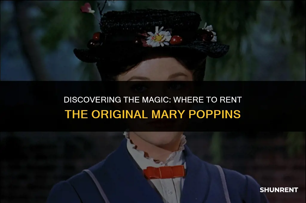 where to rent the original mary poppins