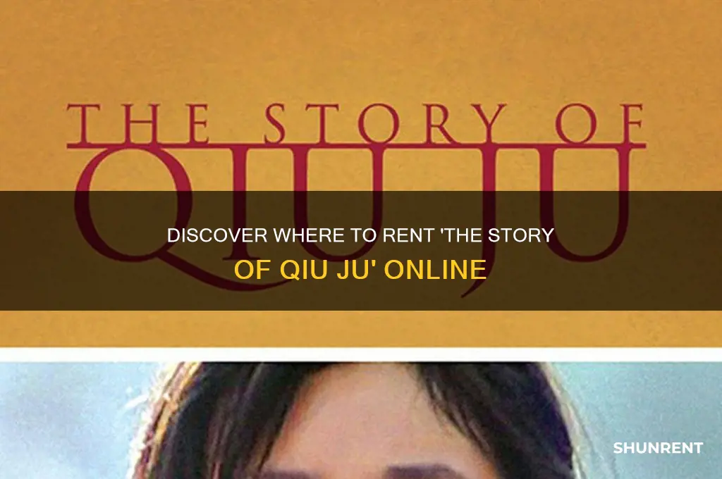 where to rent the story of qiu ju