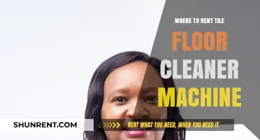 Where to Rent Tile Floor Cleaner Machines: A Comprehensive Guide