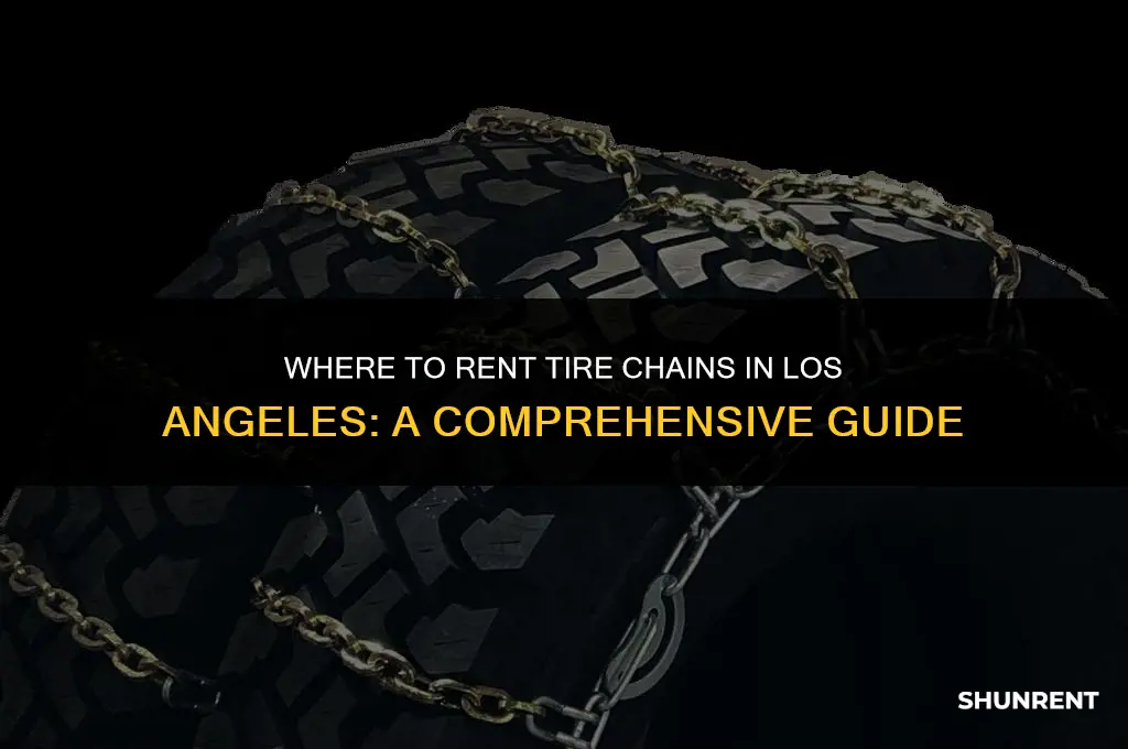 where to rent tire chains los angeles