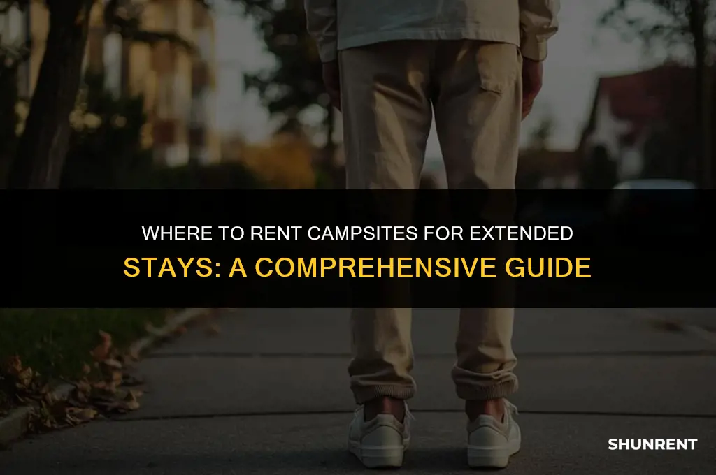 where to rent to camp for months