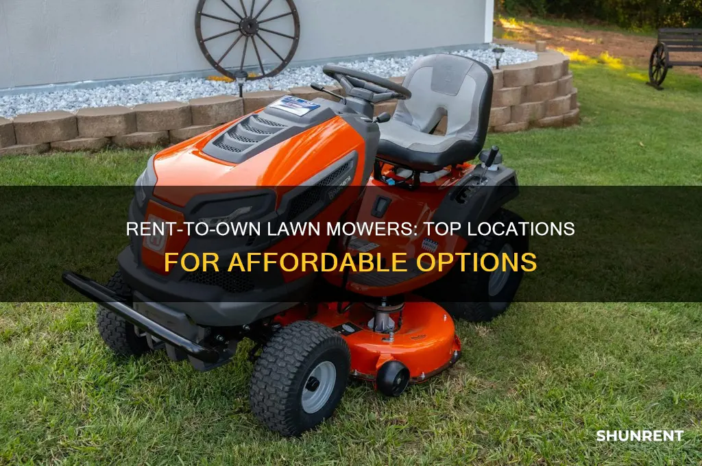 where to rent to own a lawn mower